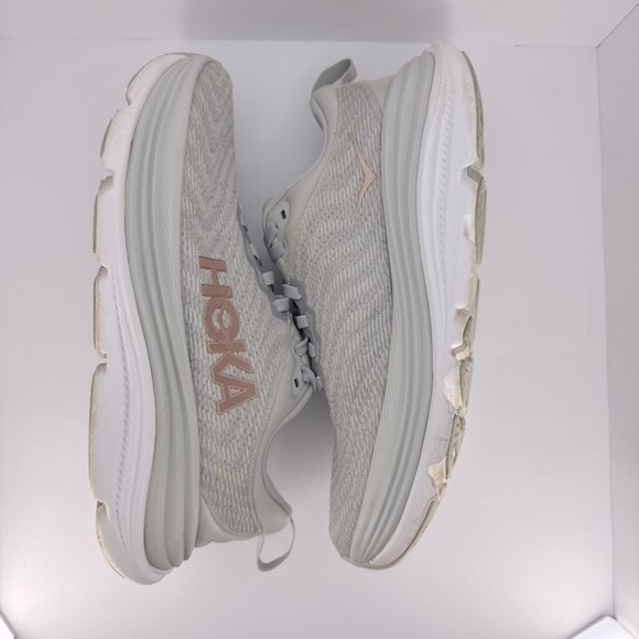 Hoka One One Gaviota 5 Wide Color Harbor Mist/Rose Gold
SZ 5.5 Wide - Picture 7 of 8
